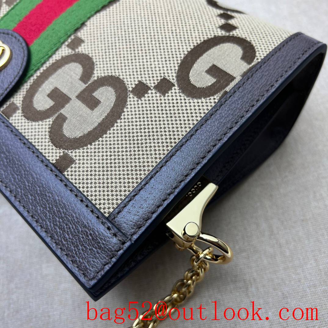 Gucci Ophidia Super Double G Small Shoulder brown women handbag bag