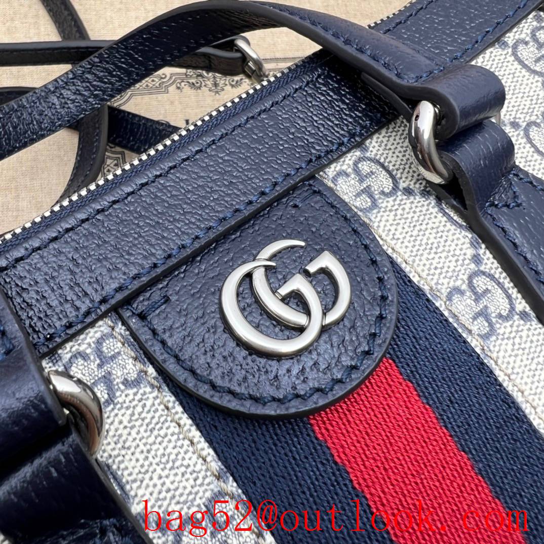 Gucci navy blue Ophidia Small GG Tote handbag bag