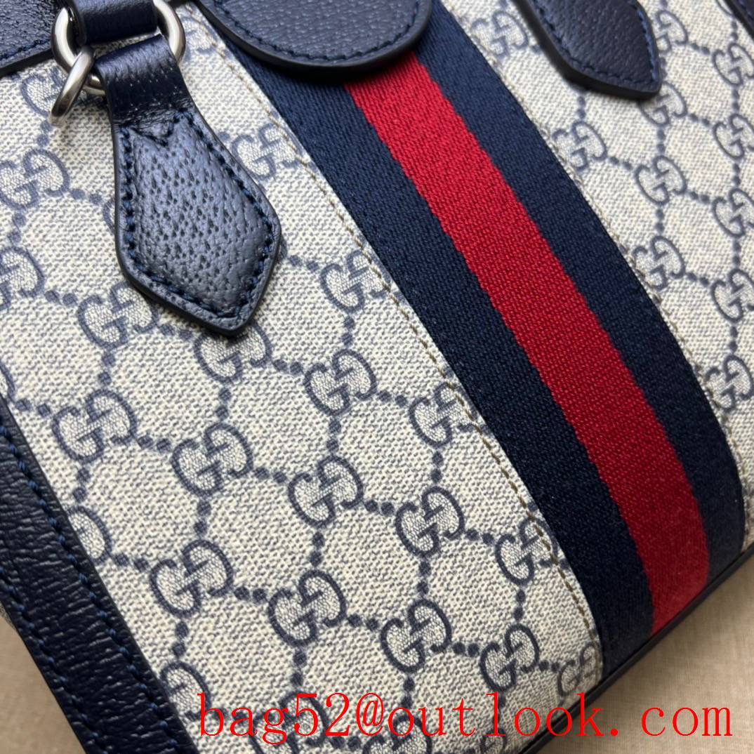 Gucci navy blue Ophidia Small GG Tote handbag bag