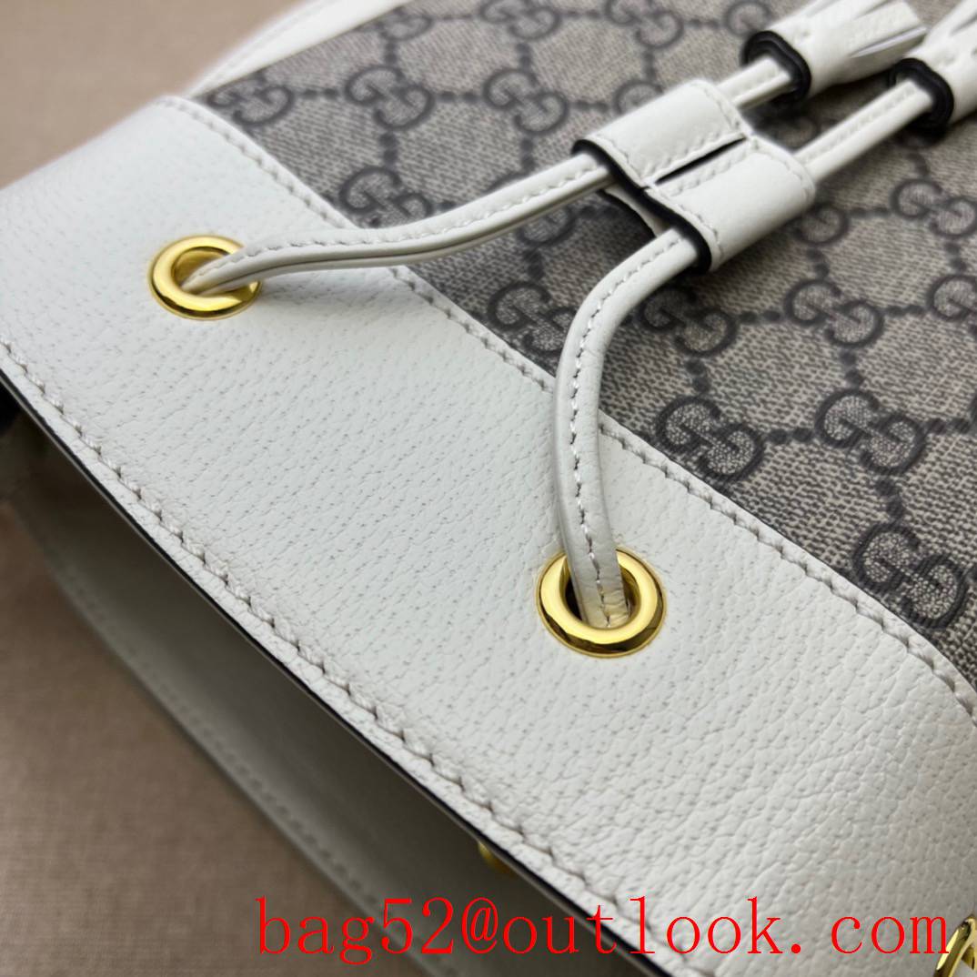 Gucci Ophidia Small GG Bucket white handbag bag