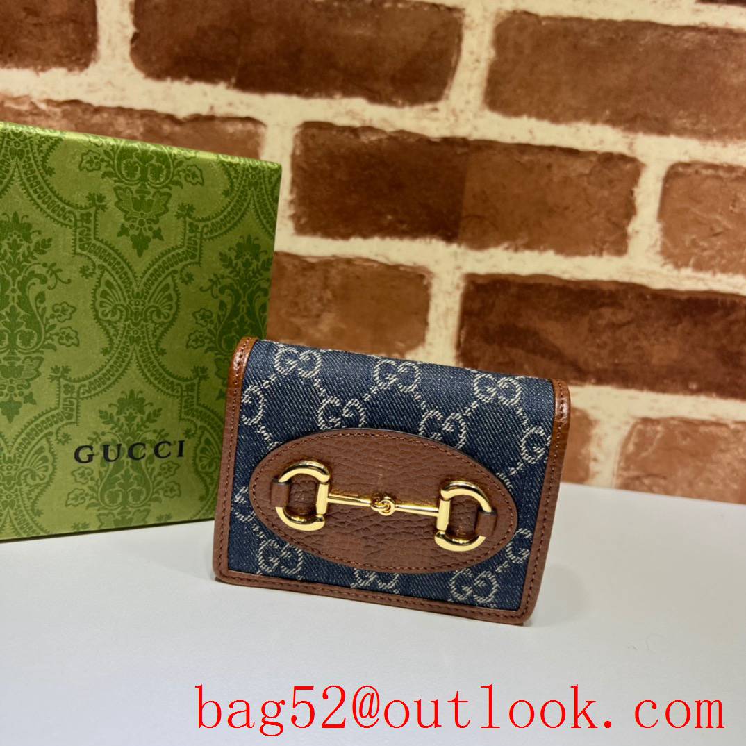 Gucci Horsebit 1955 Card Holder women wallet purse