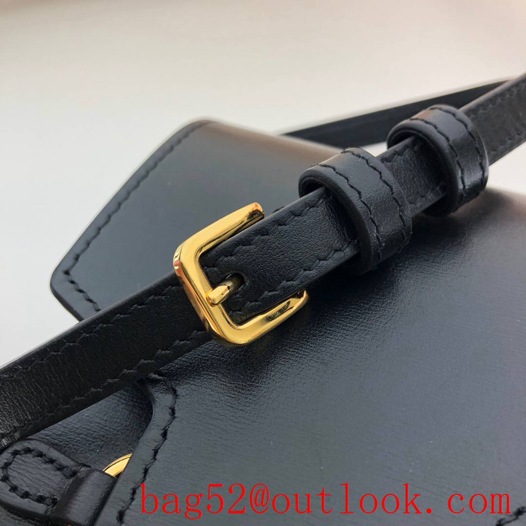 Gucci Horsebit 1955 Mini black vertical shoulder handbag bag