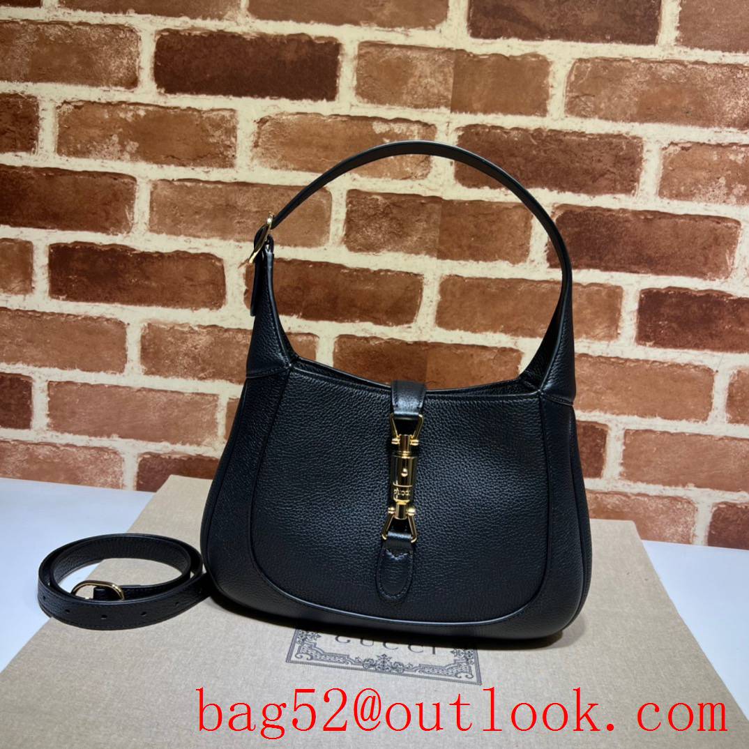 Gucci Jackie 1961 small black shoulder women handbag bag