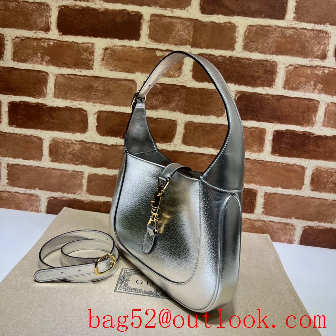 Gucci sliver Jackie 1961 Small underarm handbag bag