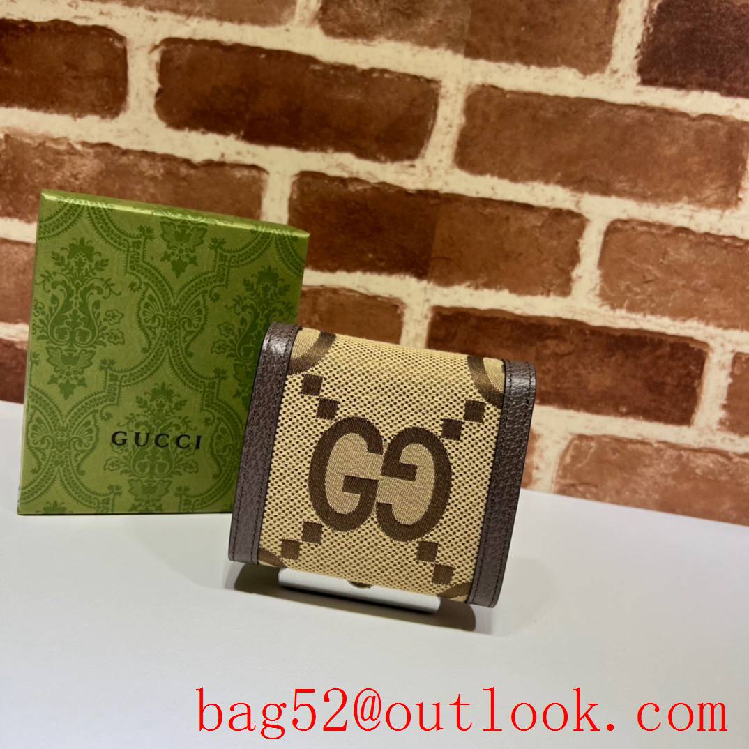 Gucci brown women small wallet purse card holder