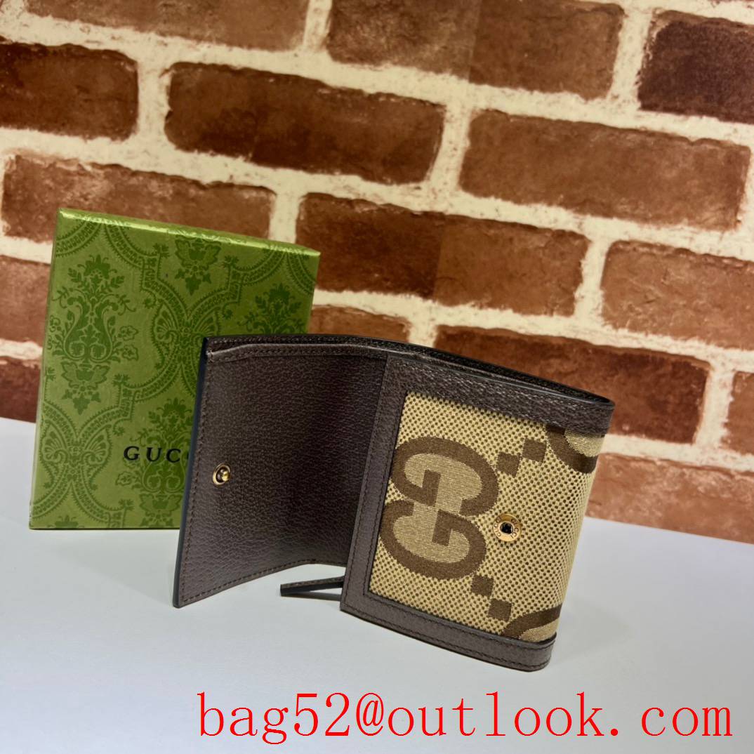 Gucci brown women small wallet purse card holder