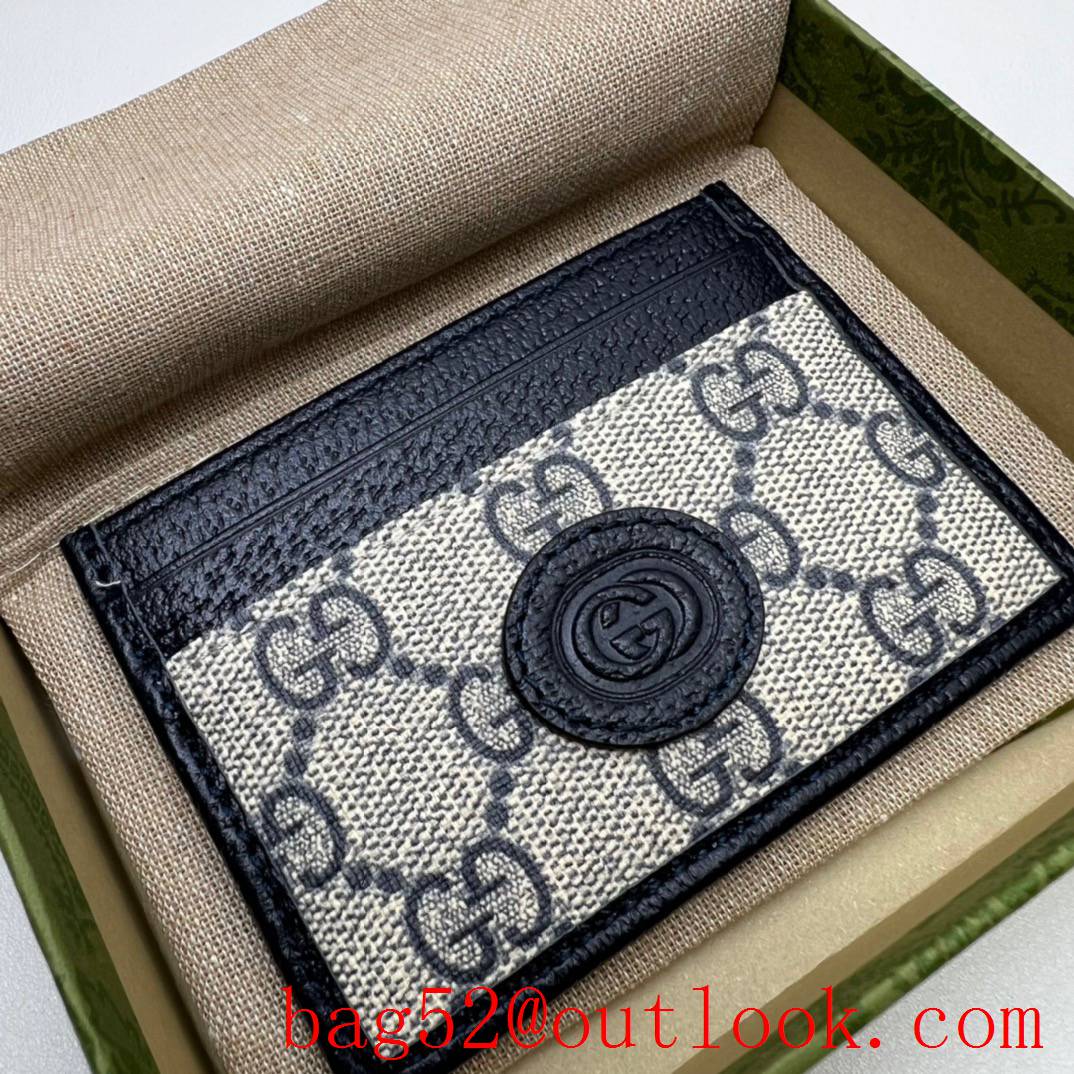 Gucci Blue GG Card holder