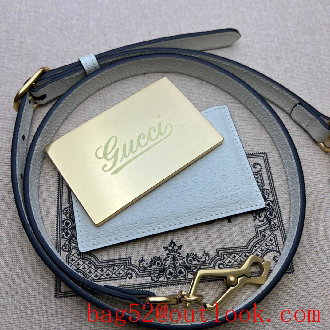 Gucci white Bamboo 1947 Small Bamboo handbag bag