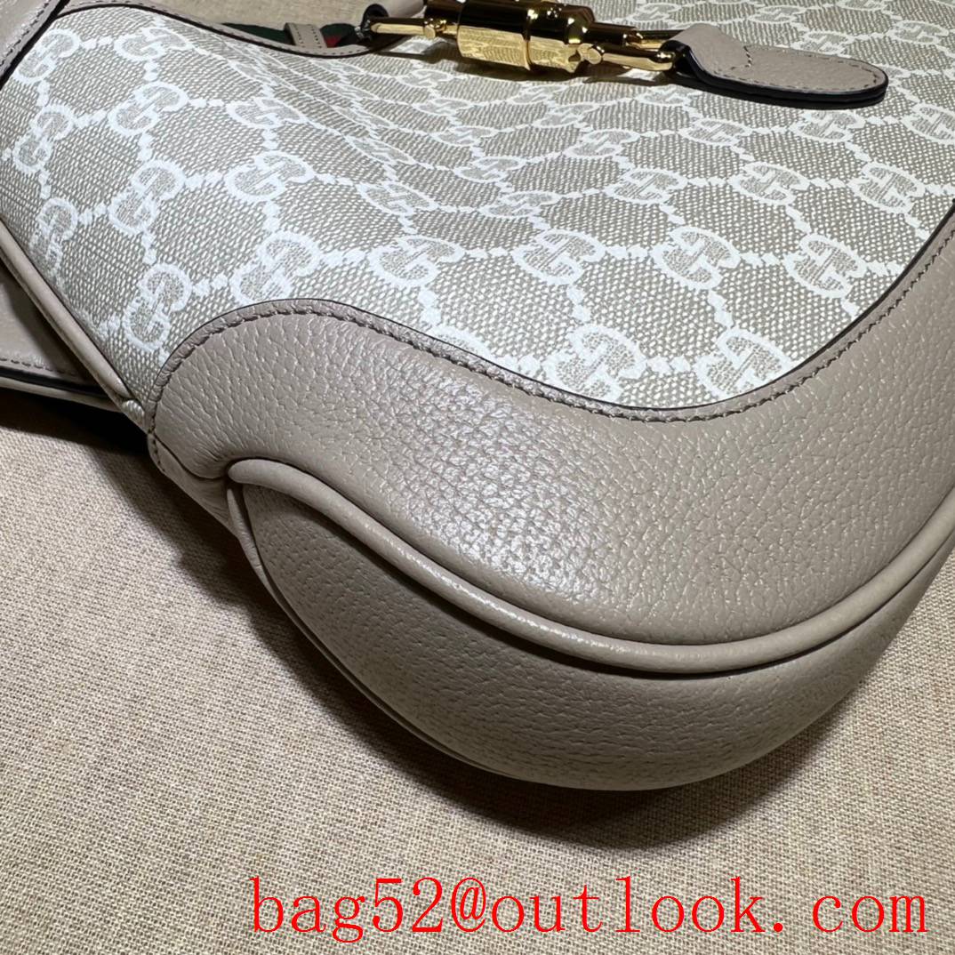 Gucci Jackie 1961 Small GG Shoulder cream handbag bag