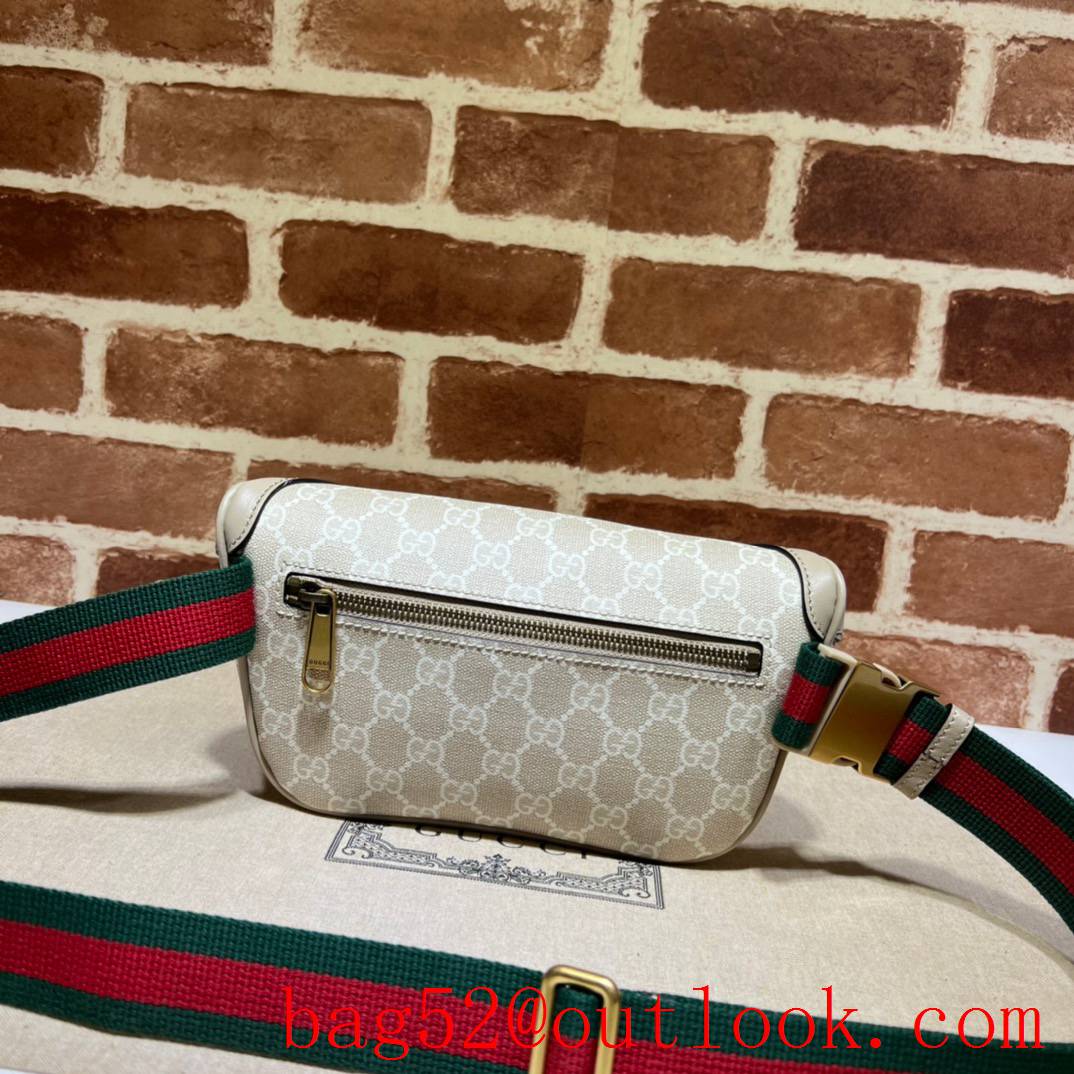 Gucci cream shoulder crossbody GG retro waist handbag bag