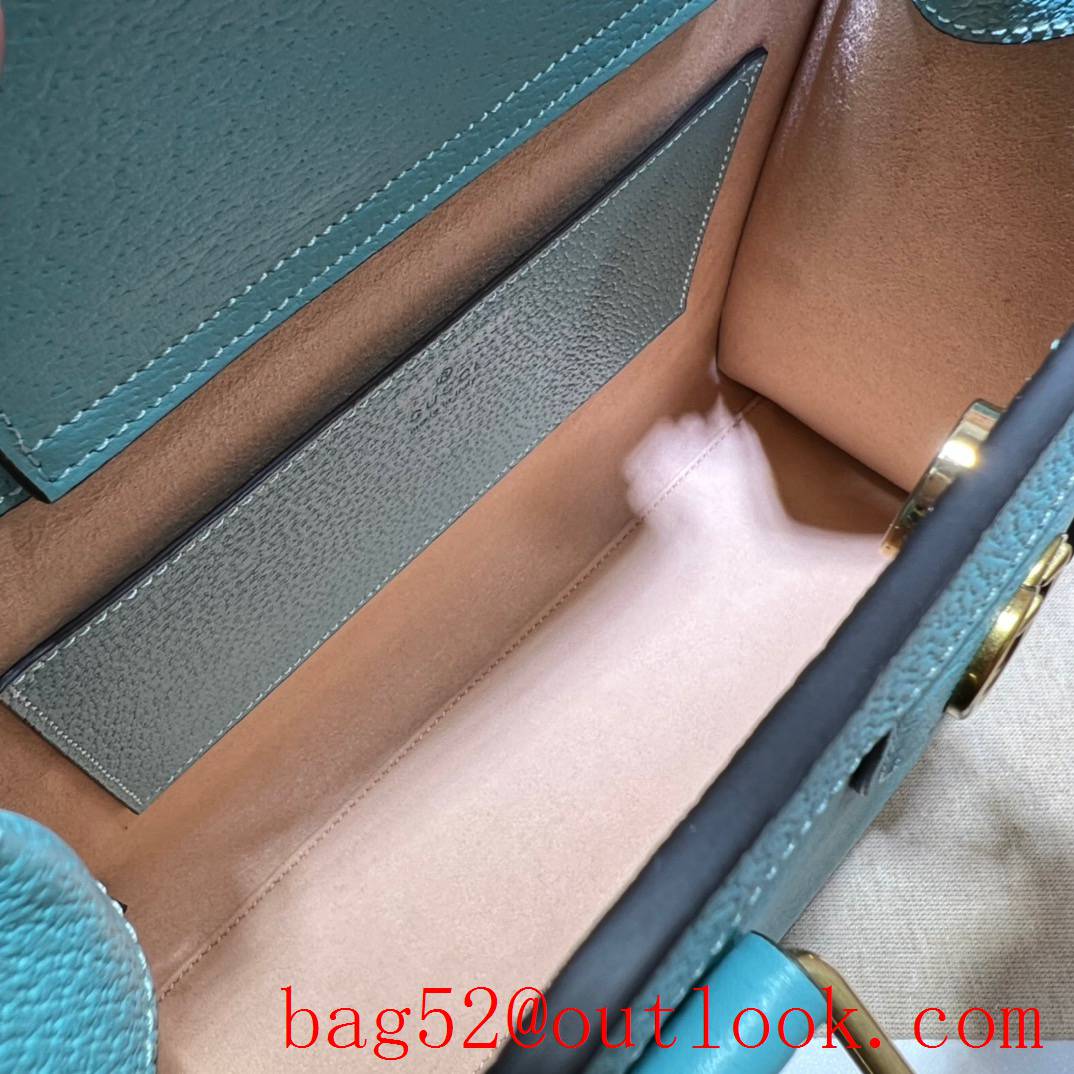Gucci Diana Bamboo Small blue Tote handbag bag