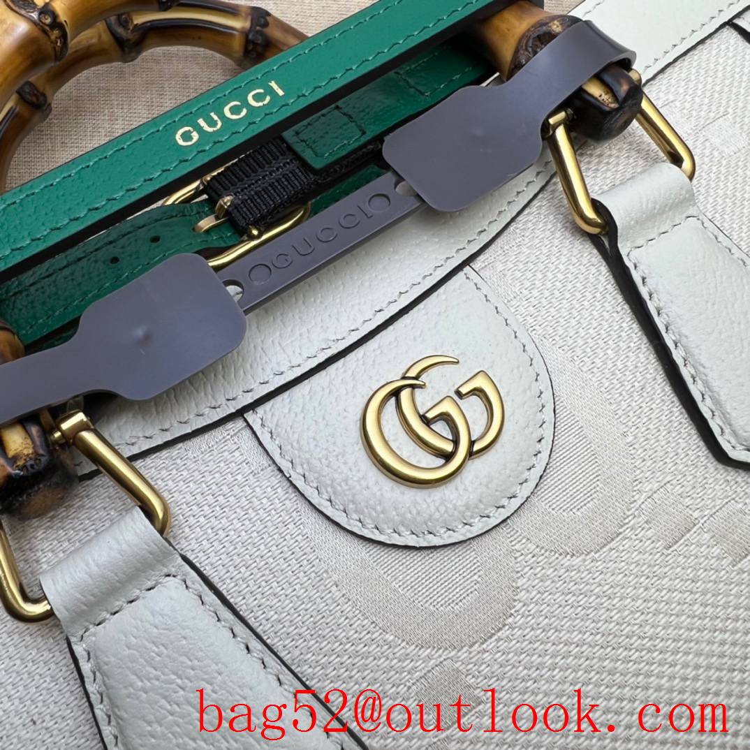 Gucci Diana Super Double G Small Tote white handbag bag