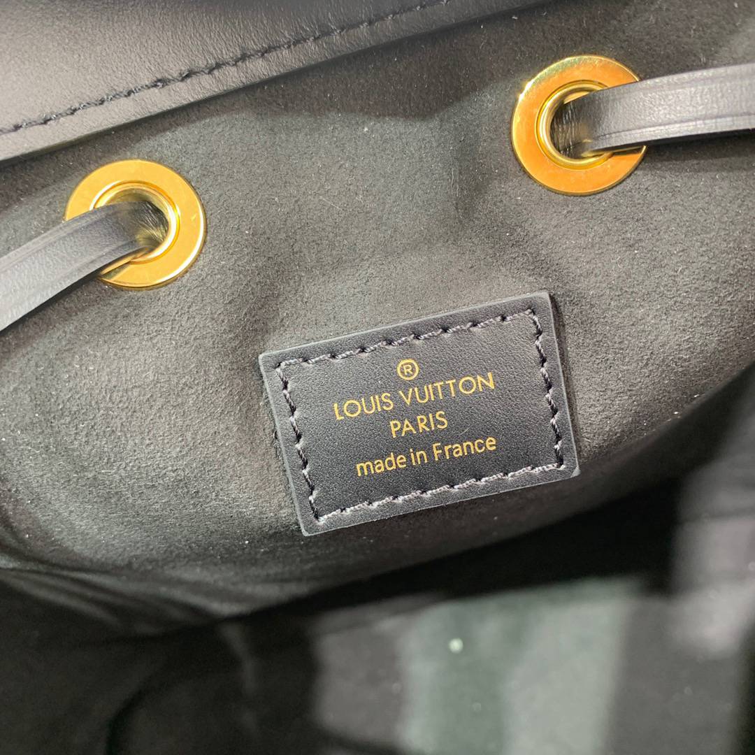 Louis Vuitton LV Neonoe Medium Bucket Bag Handbag in Monogram Empreinte Broderies M46023 Beige