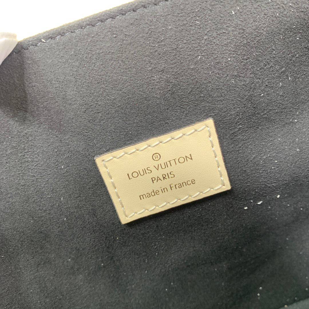 Louis Vuitton LV Pochette Metis Bag Handbag in Monogram Empreinte Leather M46028 Beige
