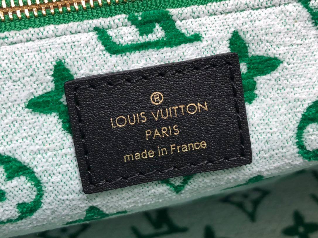 Louis Vuitton LV Match Onthego Small Bag Handbag with Monogram Velvet M46216 Green