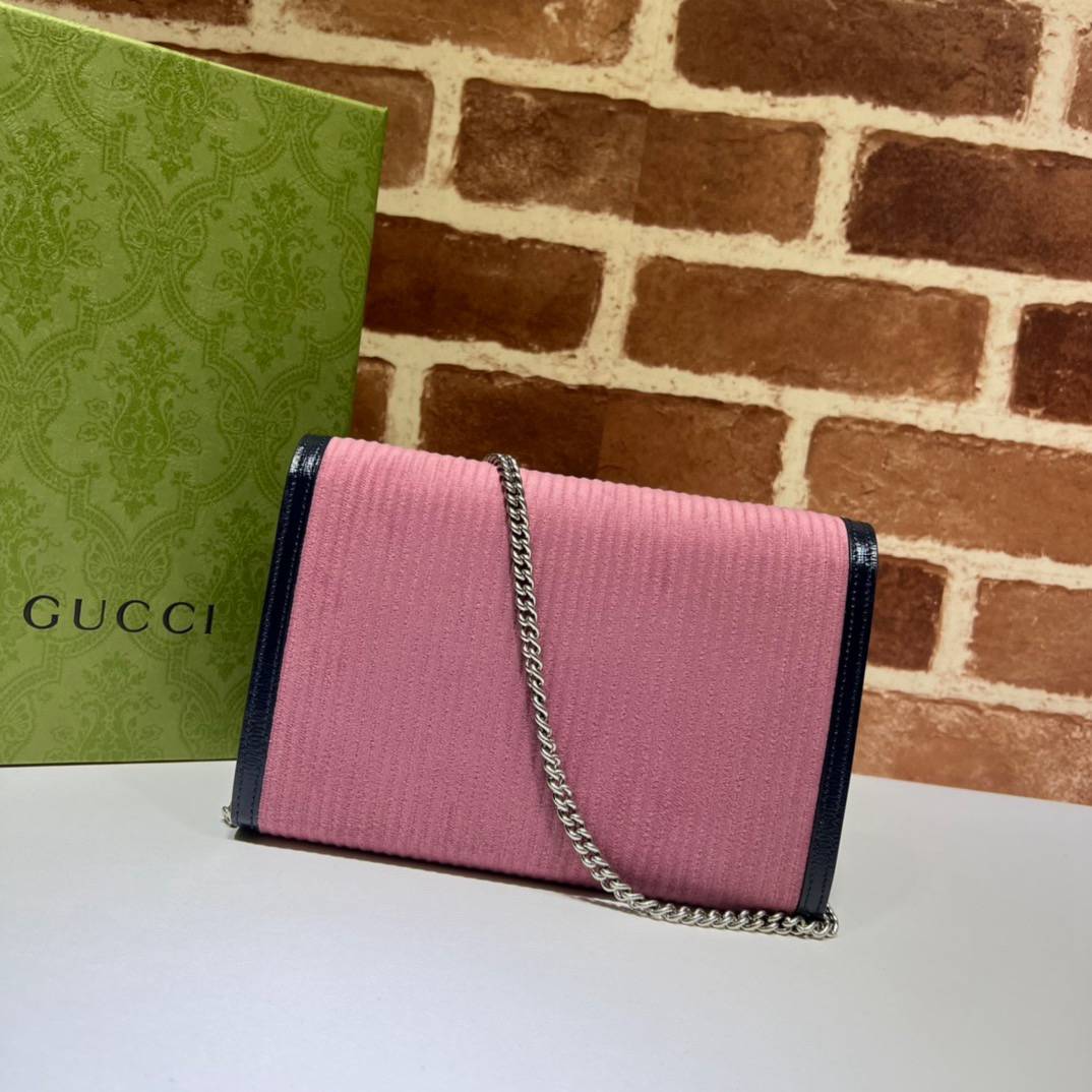 Gucci Dionysus Pink Corduroy Chain 401231 Bag