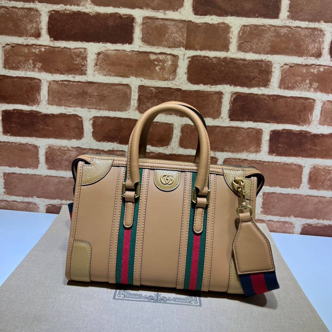 Gucci Light Brown Leather Small Handle 715772 Bag
