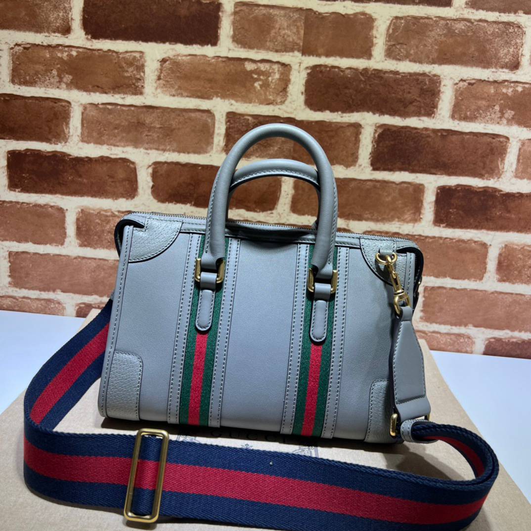 Gucci Grey Leather Handle 715772 Bag