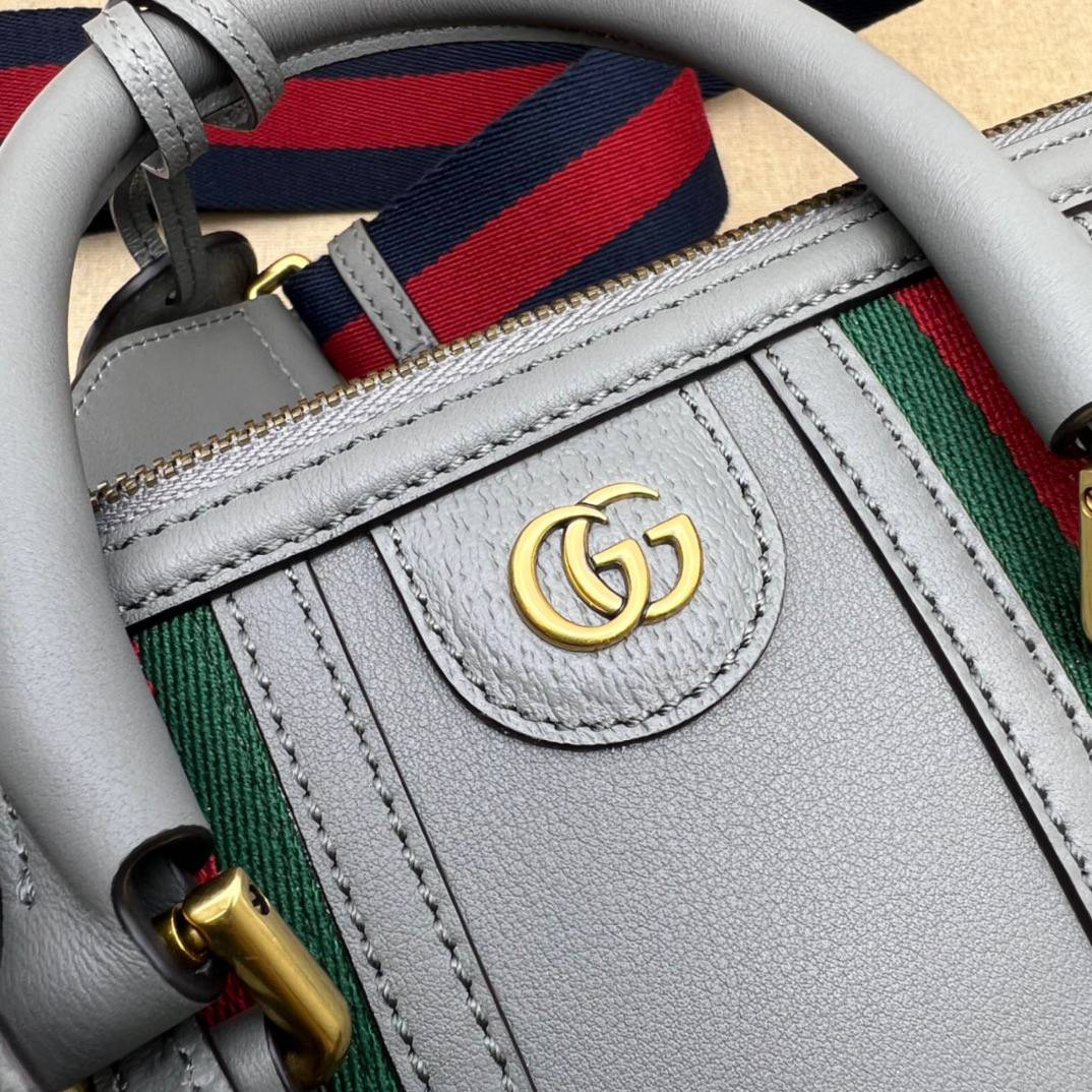 Gucci Grey Leather Handle 715772 Bag