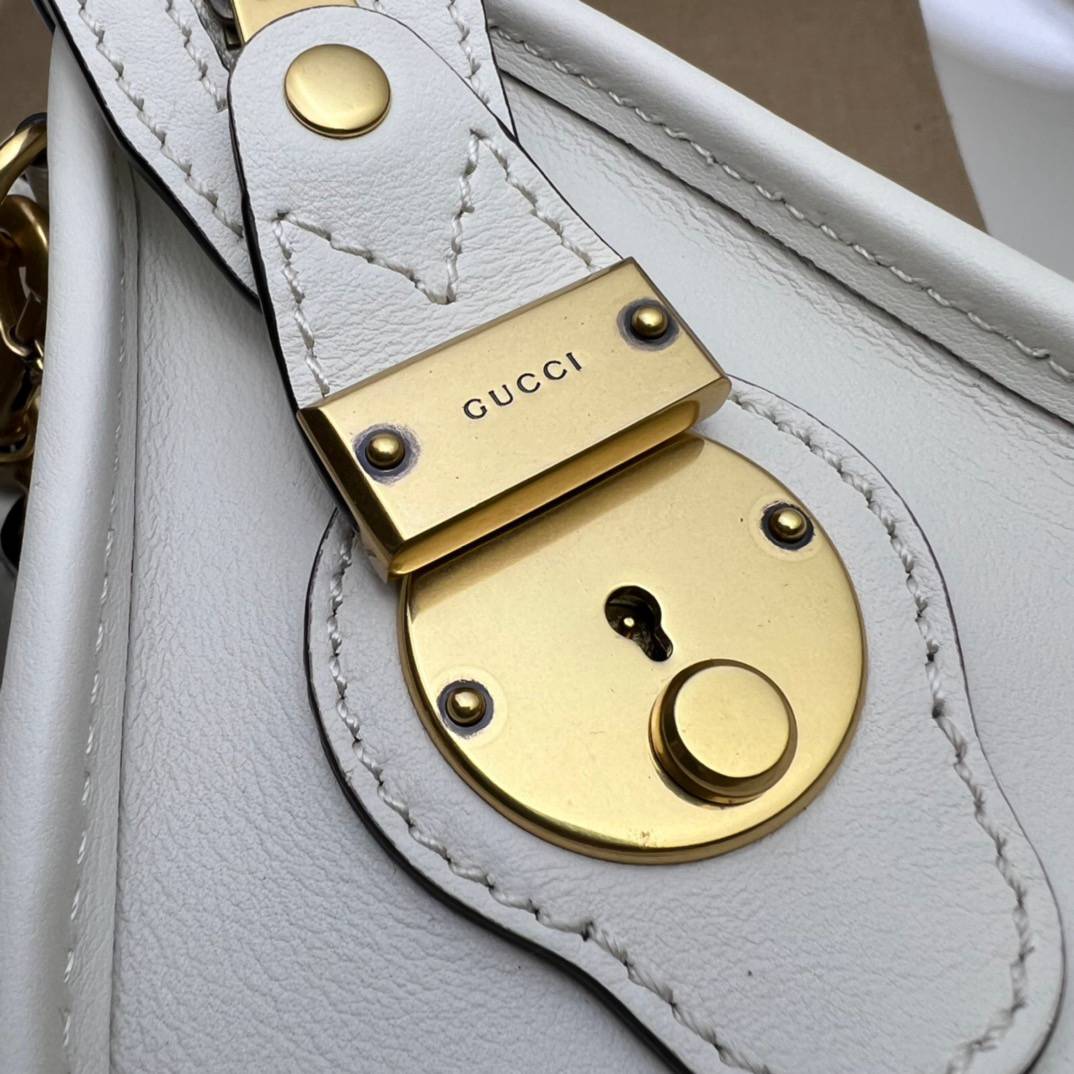 Gucci Beige Leather Mini Handle 715771 Bag