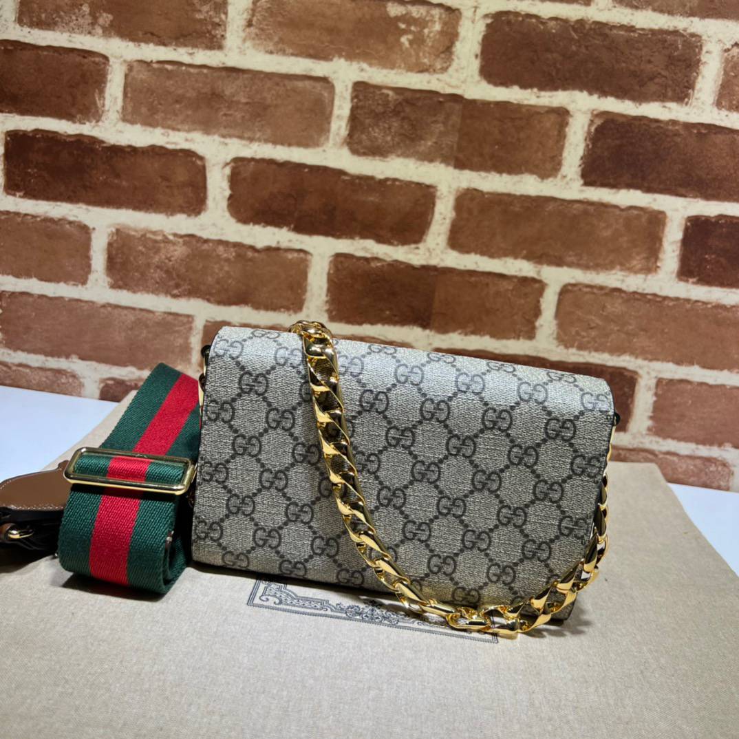 Gucci Gucci Horsebit 1955 Brown Mini 724713 Bag