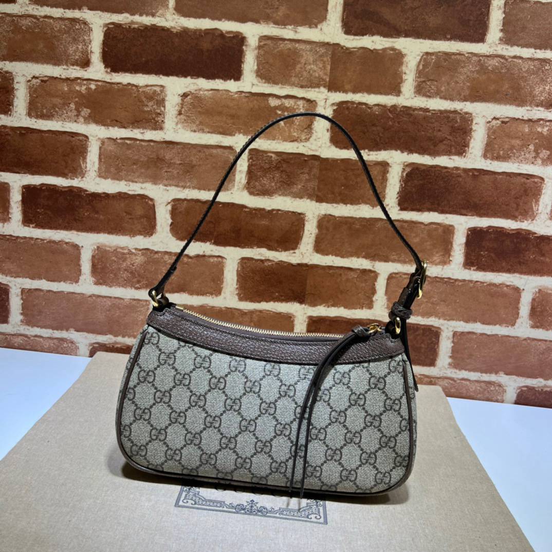 Gucci Ophidia Brown Small Handle 735145 Bag