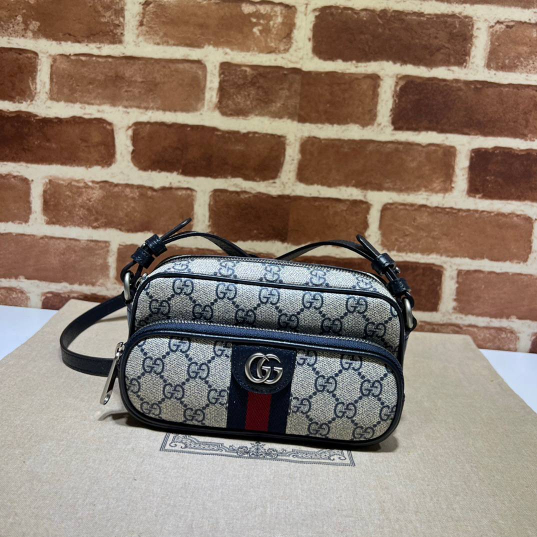 Gucci Ophidia Blue Mini Handle 722557 Bag