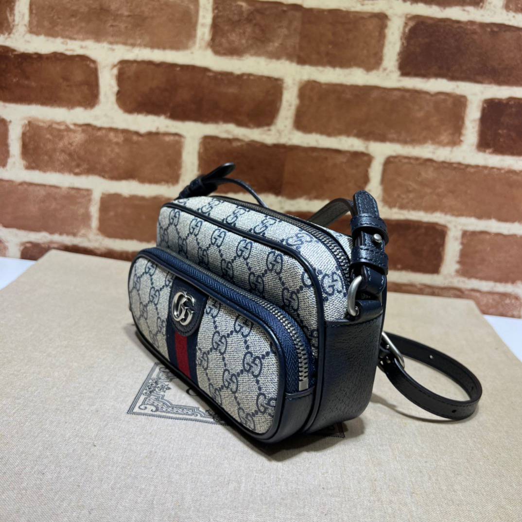 Gucci Ophidia Blue Mini Handle 722557 Bag