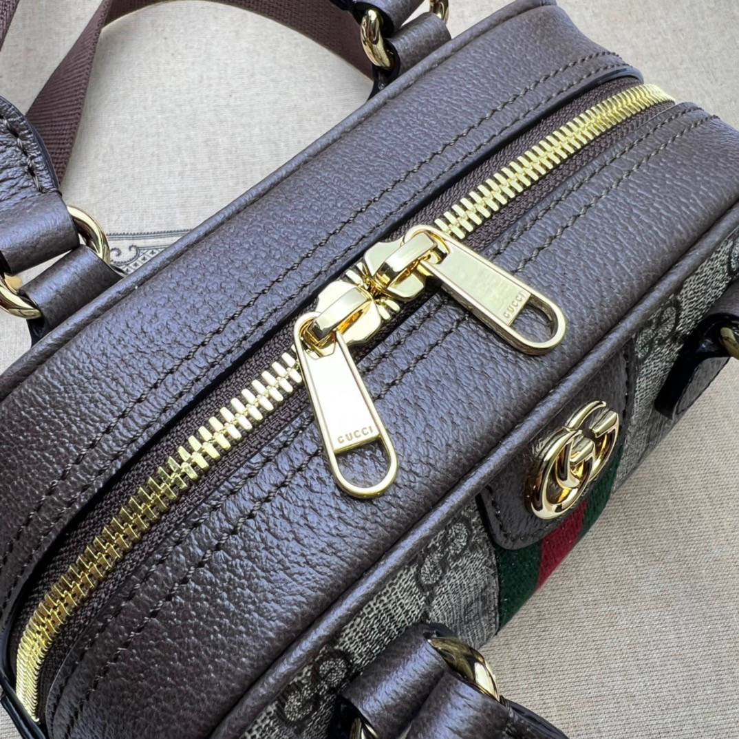 Gucci Ophidia Brown Mini Handle 724606 Bag