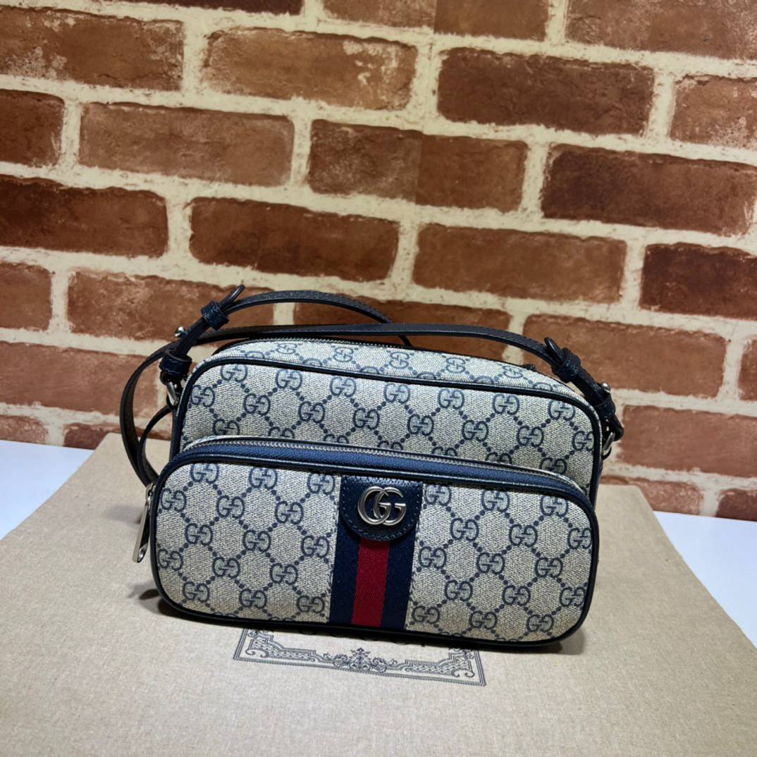 Gucci Ophidia Blue Small Messenger 723312 Bag