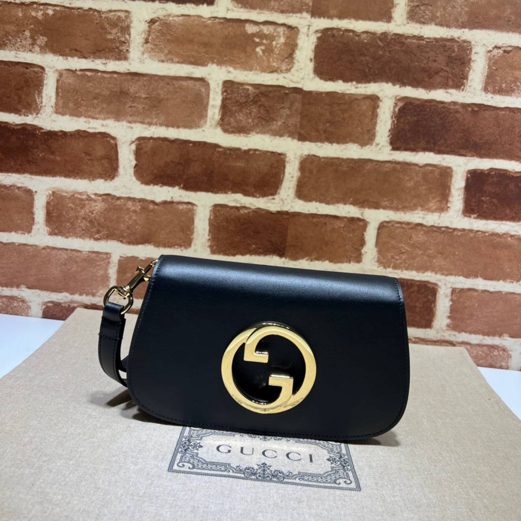 Gucci Gucci Blondie Black Mini Handle 698630 Bag