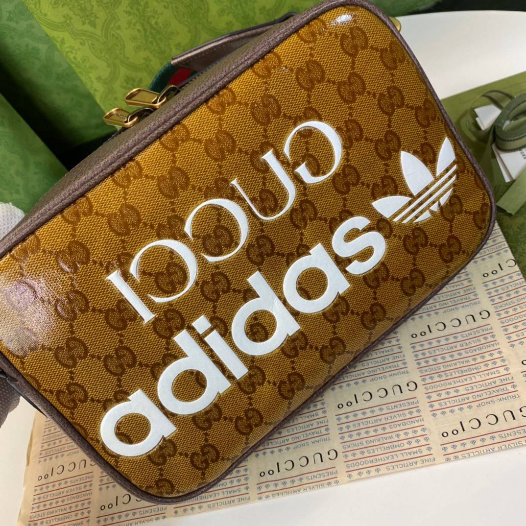 Gucci adidas x Gucci Brown Small Shoulder 702427 Bag