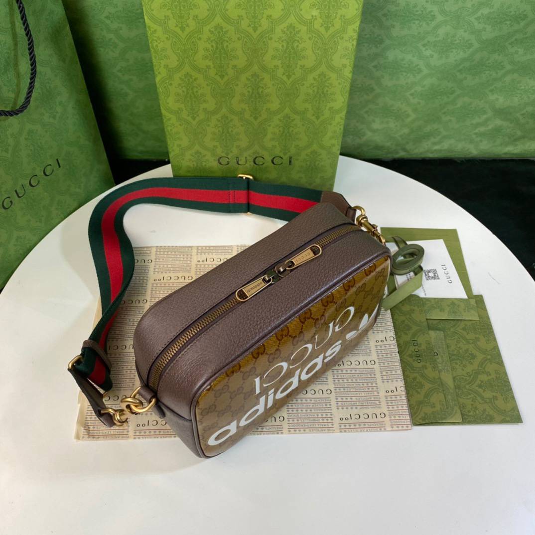 Gucci adidas x Gucci Brown Small Shoulder 702427 Bag