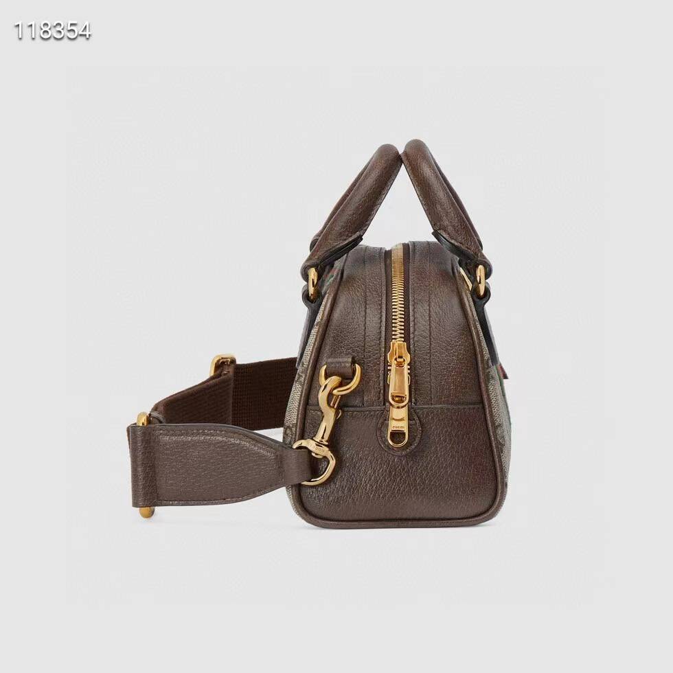 Gucci Ophidia Brown Mini GG Handle 724606 Bag