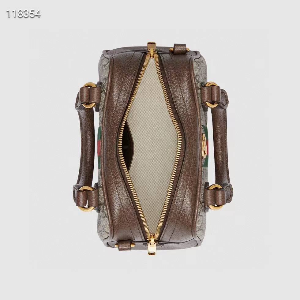 Gucci Ophidia Brown Mini GG Handle 724606 Bag