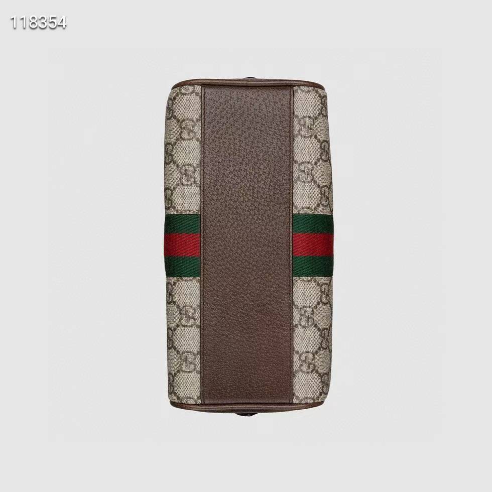 Gucci Ophidia Brown Mini GG Handle 724606 Bag