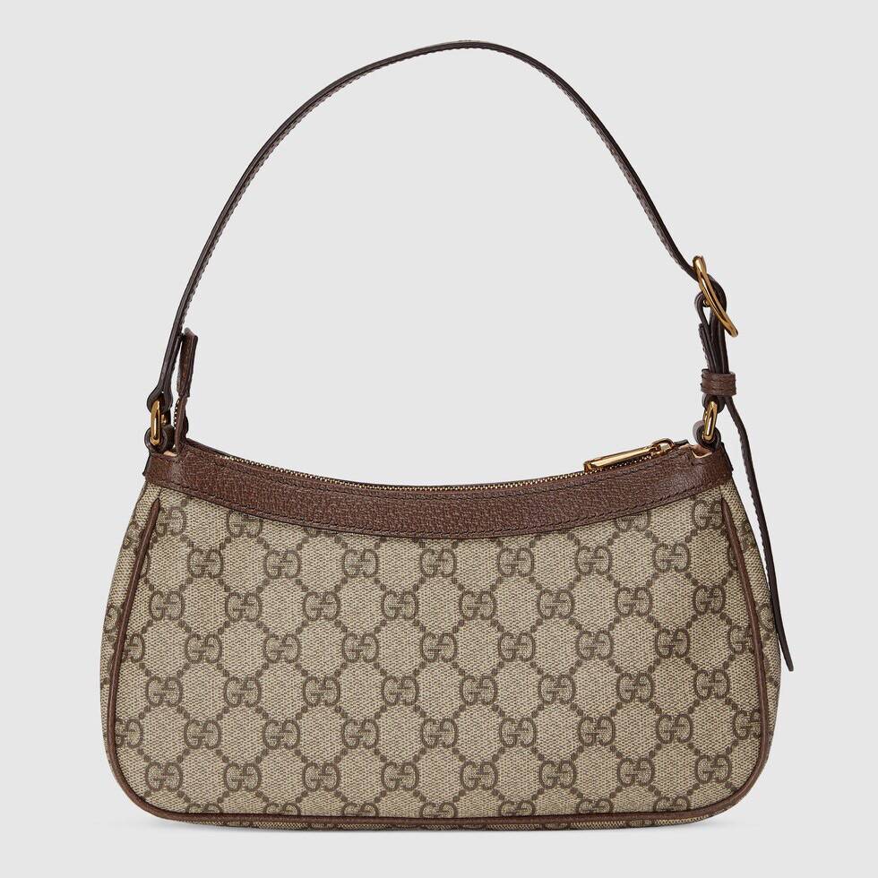 Gucci Ophidia Brown Small Hand 735145 Bag