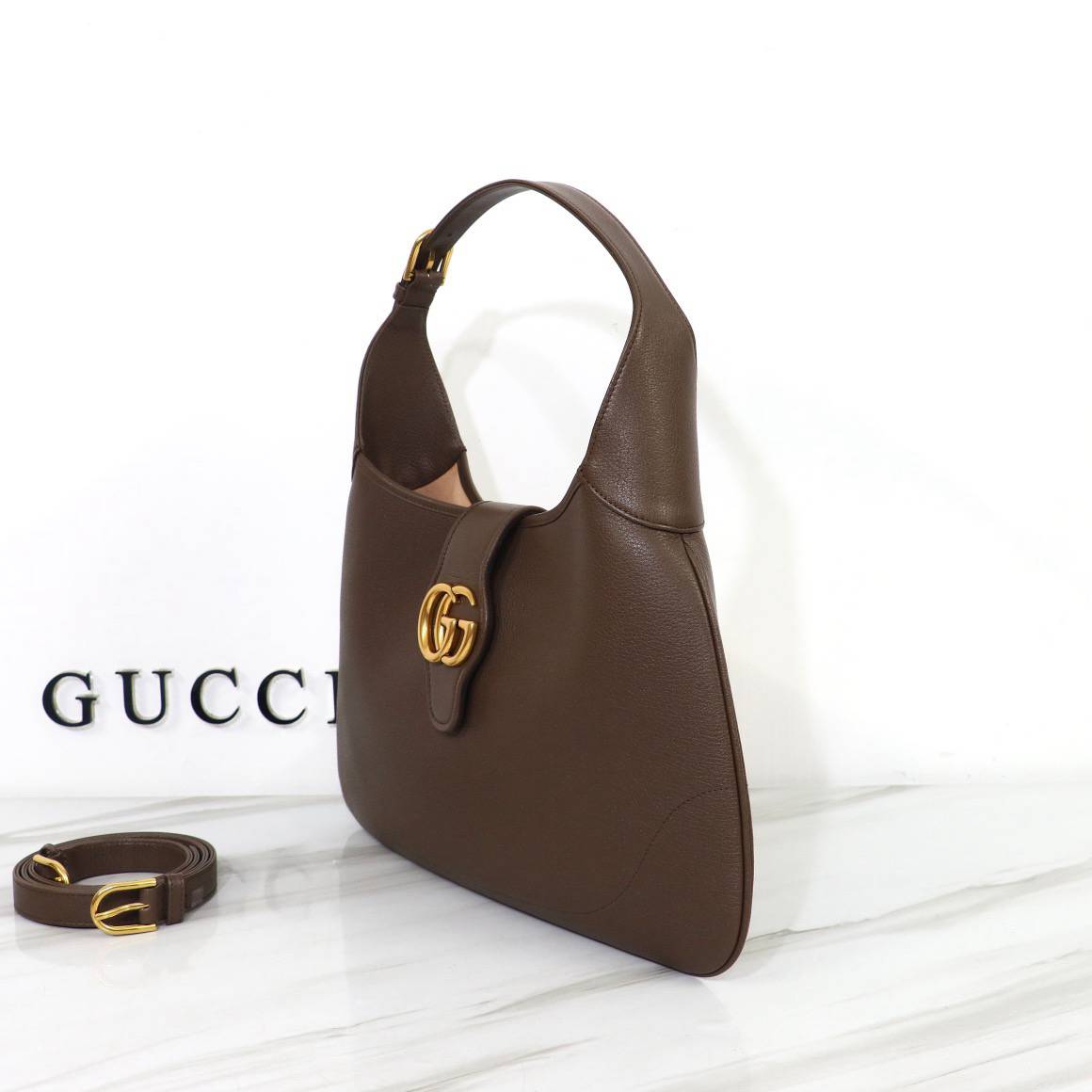 Gucci Aphrodite Brown Medium Shoulder 726274 Bag