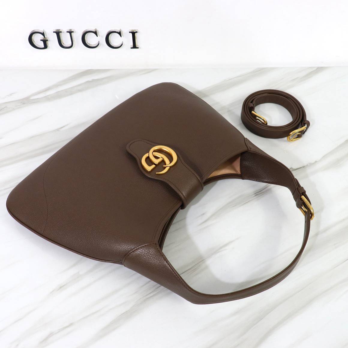 Gucci Aphrodite Brown Medium Shoulder 726274 Bag