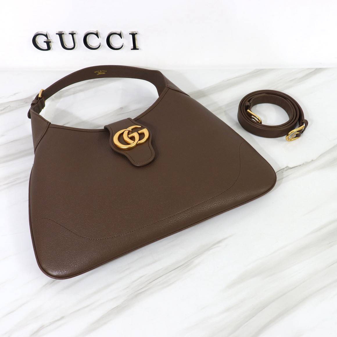 Gucci Aphrodite Brown Medium Shoulder 726274 Bag