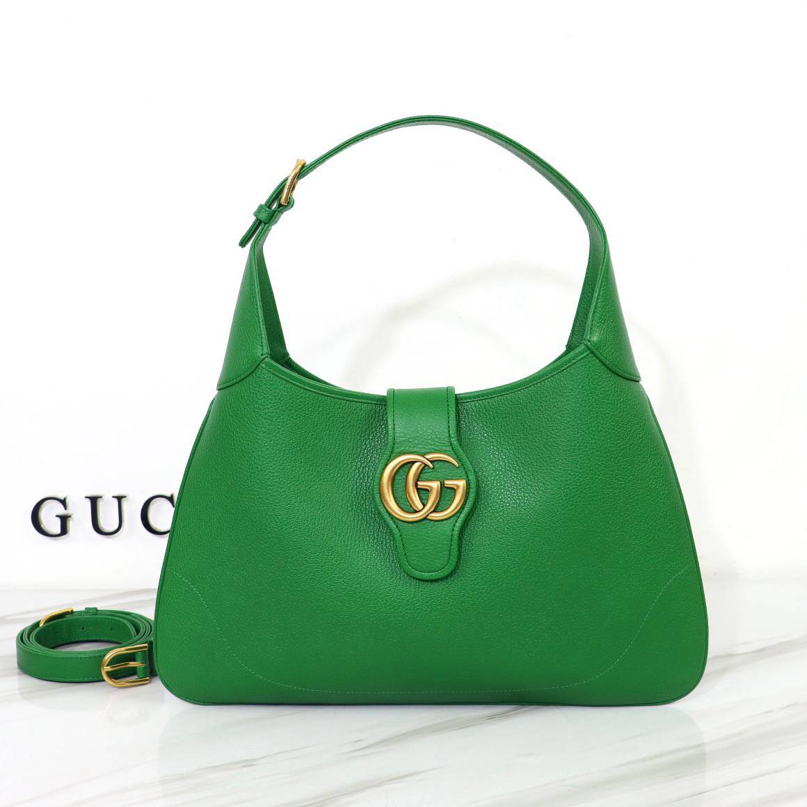Gucci Aphrodite Green Medium Shoulder 726274 Bag