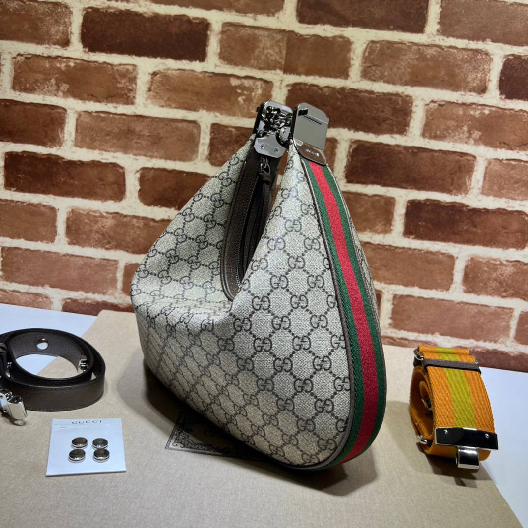 Gucci Gucci Attache Coffee Large Shoulder 702823 Bag