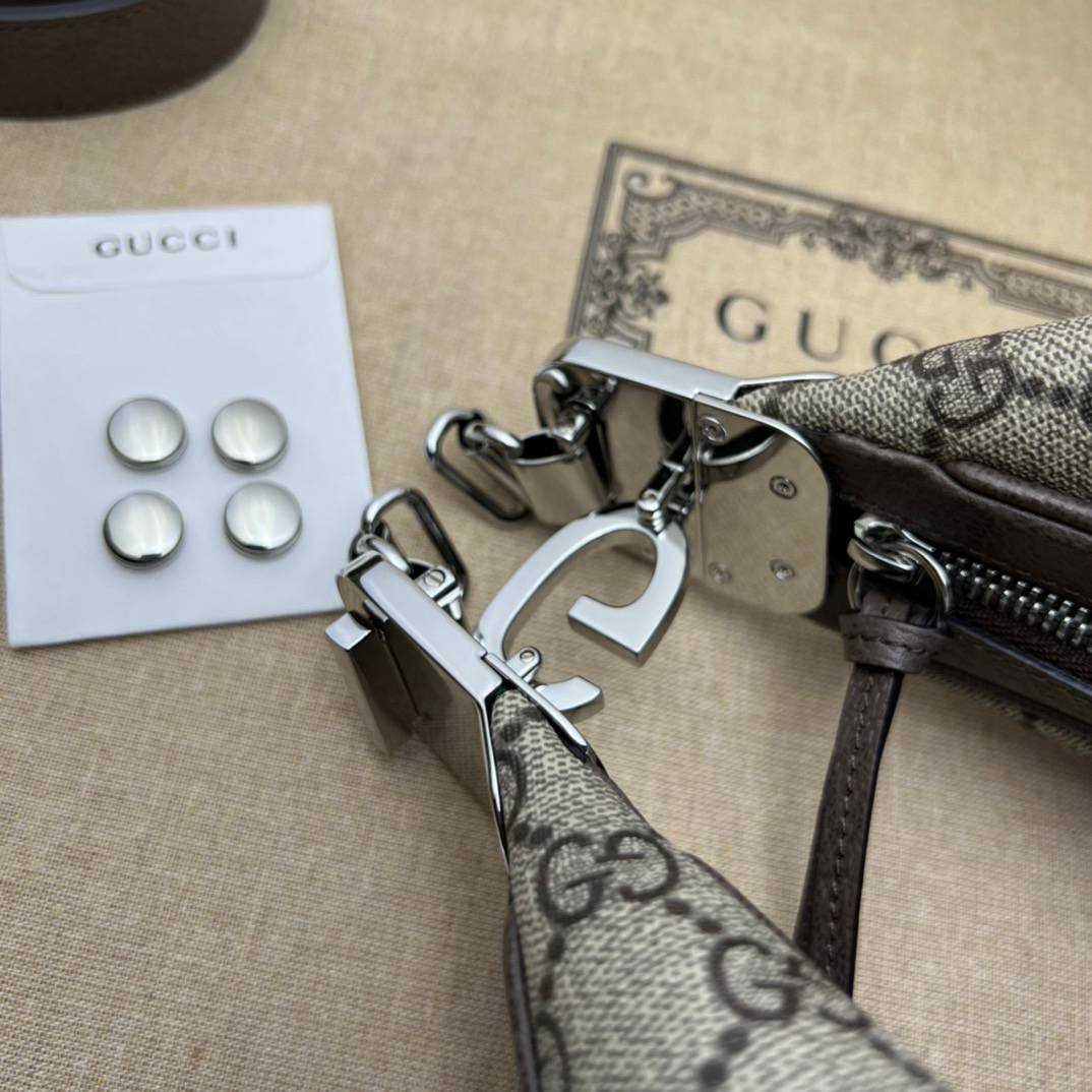 Gucci Gucci Attache Coffee Large Shoulder 702823 Bag