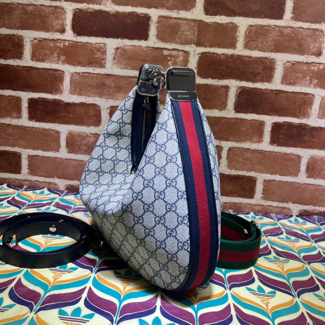 Gucci Gucci Attache Blue Large Shoulder 702823 Bag