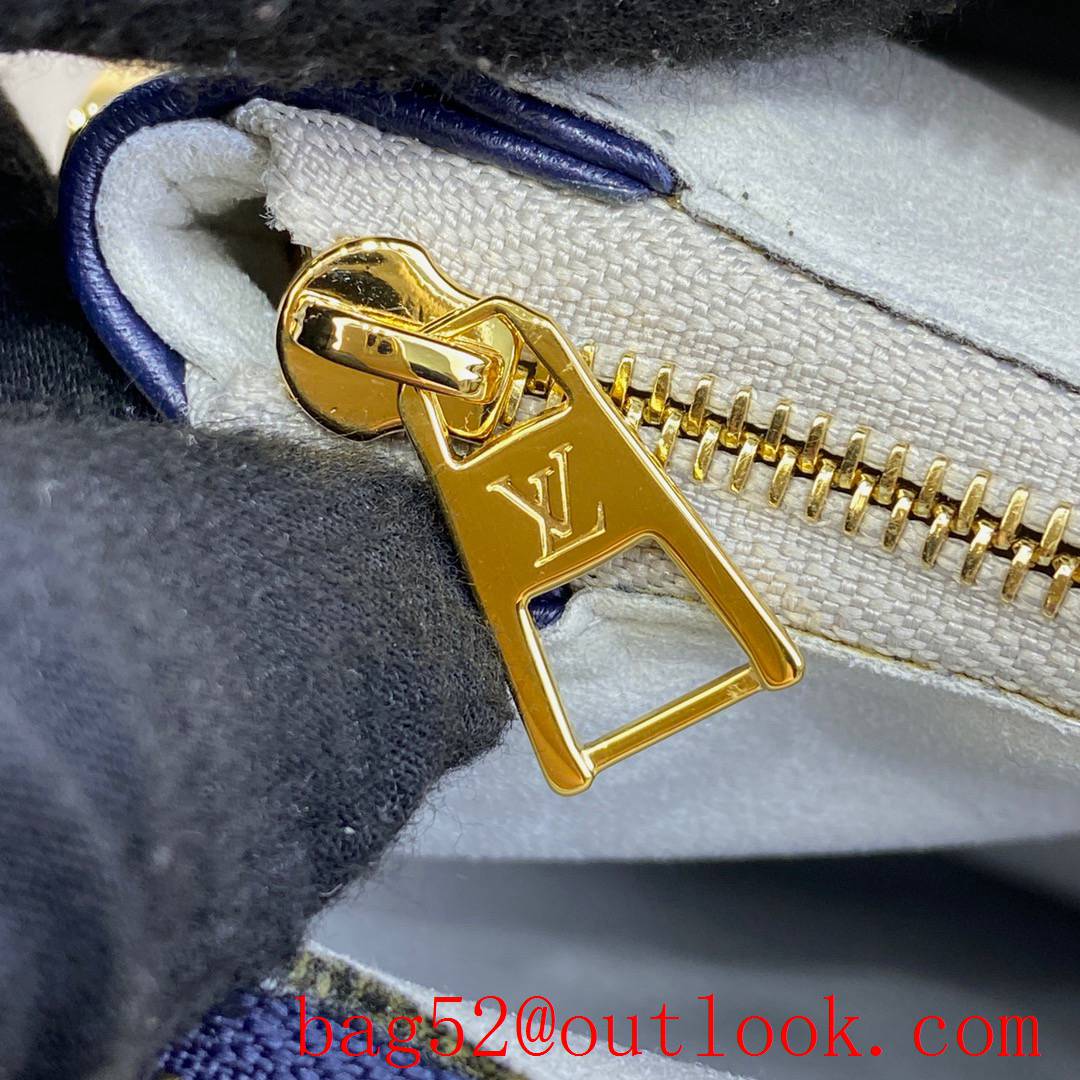 Louis Vuitton LV Coussin PM Bag Handbag in Monogram Lambskin M59392 Navy