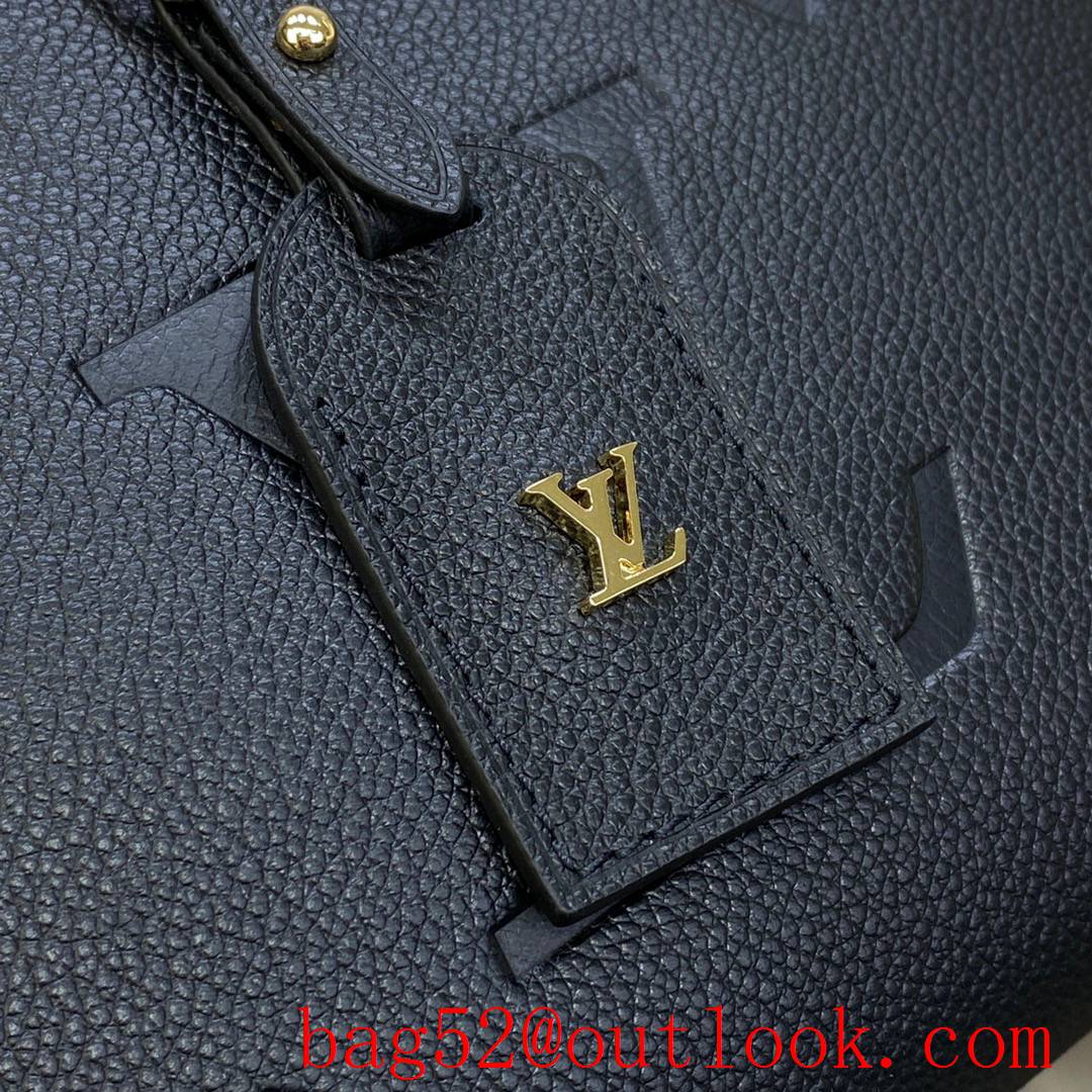 Louis Vuitton LV Trianon PM Bag Handbag in Monogram Empreinte Leather M46488 Black