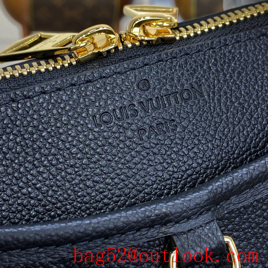 Louis Vuitton LV Trianon PM Bag Handbag in Monogram Empreinte Leather M46488 Black