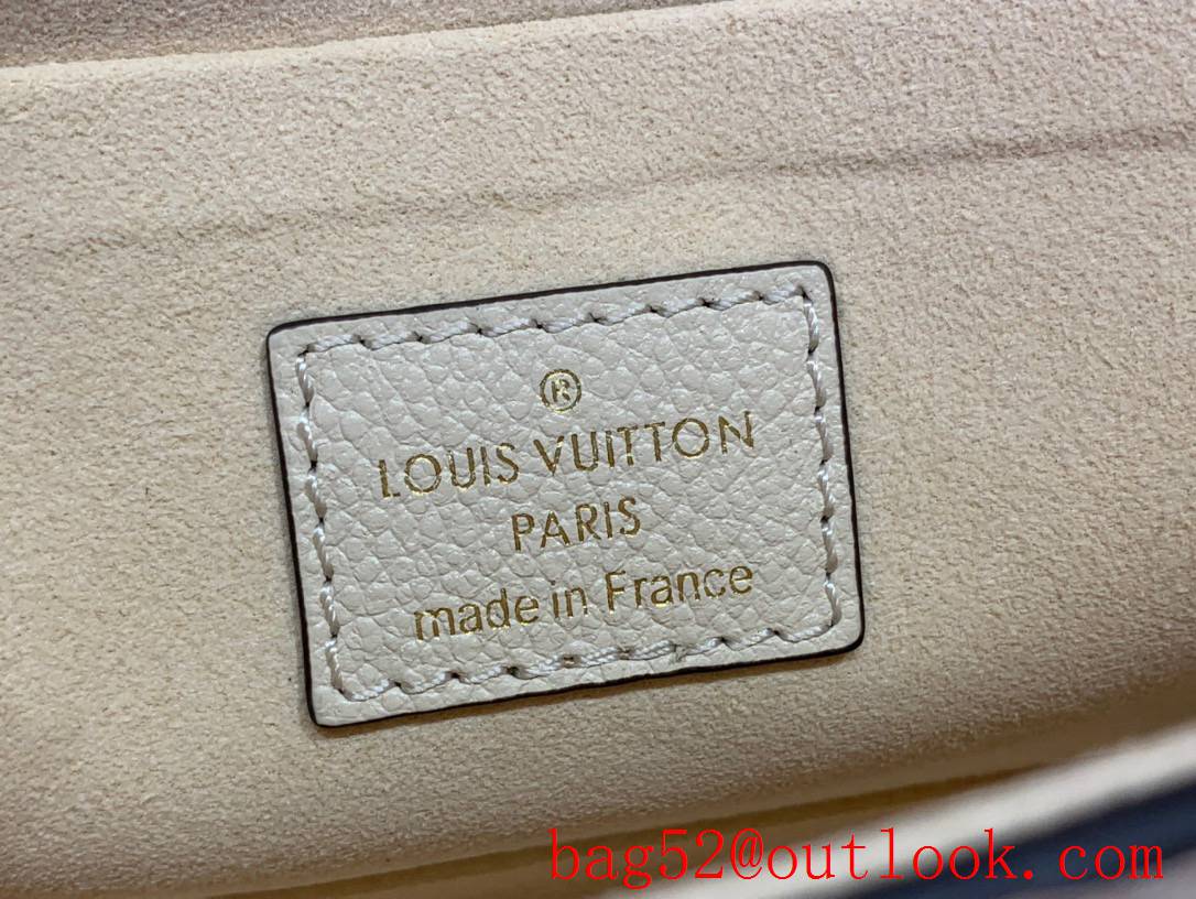 LV Pochette Felicie Chain Bag Handbag in Monogram Empreinte Leather M82363 Beige