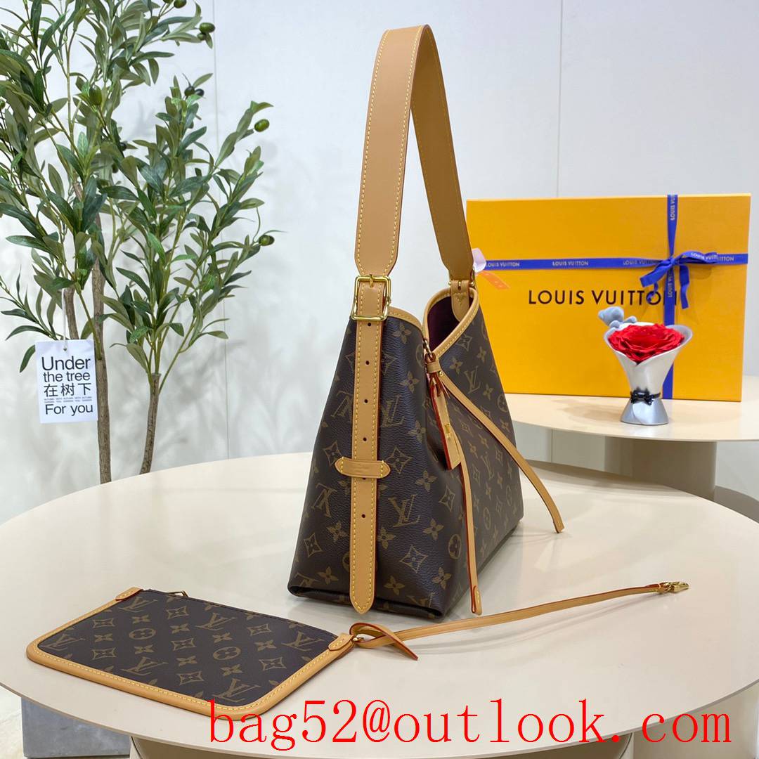 Louis Vuitton LV Carryall Small Tote Bag Handbag in Monogram Canvas M46203