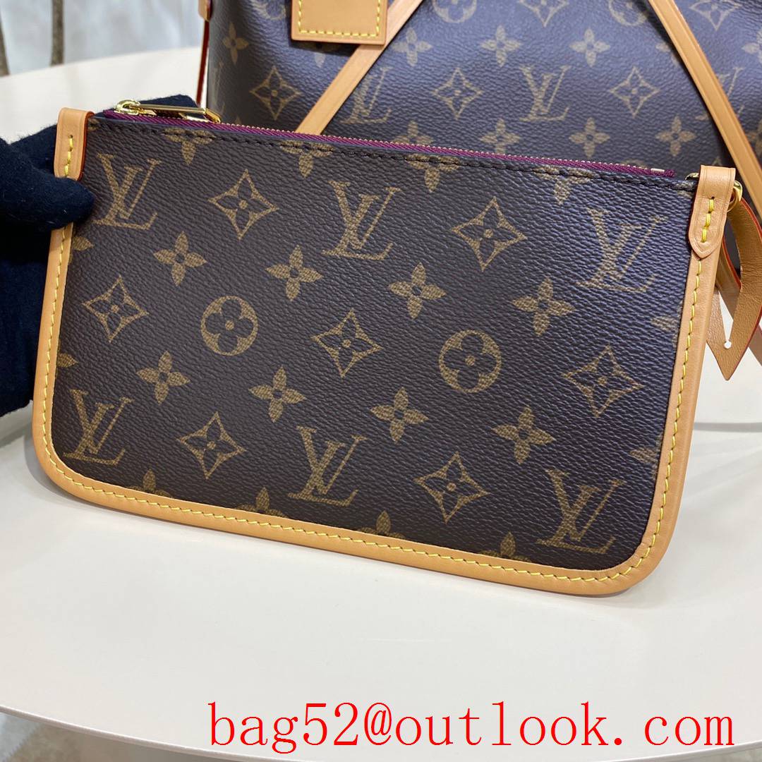 Louis Vuitton LV Carryall Small Tote Bag Handbag in Monogram Canvas M46203